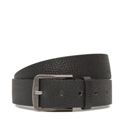 Pasek Męski Calvin Klein Jeans. Czarne paski Calvin Klein Jeans, bez wzorów, z jeansu. Za 199.99 zł.