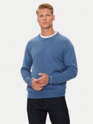Pepe Jeans Sweter New Andre PM702469 Niebieski Regular Fit. Niebieskie swetry rozpinane Pepe Jeans, m, bez wzorów, z bawełny, bez kołnierzyka, bez ramiączek. Za 199.99 zł.
