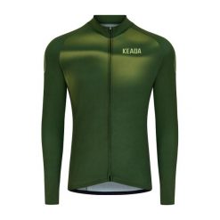 Męska koszulka rowerowa z długim rękawem - Onwards Four. Zielone bluzy DONDA, m, bez wzorów, bez kaptura. Za 332.00 zł.