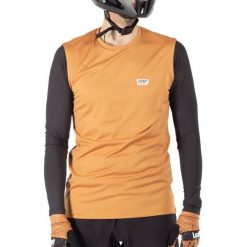 Komplet rowerowy (koszulka+spodnie) LEATT Ride Kit MTB 1.0. Brązowe spodenki rowerowe LEATT, bez wzorów, rowerowe. Za 449.00 zł.
