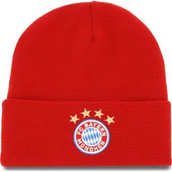 Czapka adidas - Fcb 3S Woolie DI0246 Fcbtru/White. Czerwone czapki zimowe marki Adidas, z materiału. Za 69.00 zł.