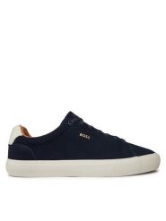 BOSS Sneakersy Aiden 50536521 Granatowy. Niebieskie buty sportowe casual Boss, bez wzorów, ze skóry, bez zapięcia. Za 489.99 zł.
