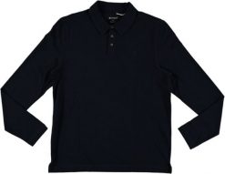 Męski Longsleeve Mustang Style Portis Dark Sapphire 1016296 4136. Niebieskie bluzki z długim rękawem Mustang, m, bez wzorów, bez kołnierzyka, bez ramiączek. Za 109.99 zł.