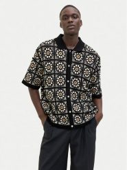 Jack&Jones Koszula Cartagena 12278724 Czarny Loose Fit. Czarne koszule Jack&Jones, m, bez wzorów, z syntetyku, bez kołnierzyka, bez ramiączek. Za 379.99 zł.