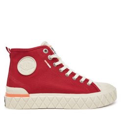 Trampki Palladium. Czerwone trampki Palladium, m, bez wzorów, bez zapięcia. Za 289.99 zł.
