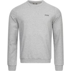 Jeep Męski Sweatshirt 2XL - Komfortowa Bawełna z Okrągłym Szyciem. Bluzy Jeep, m, bez wzorów, z bawełny, bez kaptura. Za 207.99 zł.