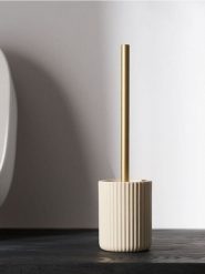 Ryflowana szczotka toaletowa - beżowy. Perfumy męskie Sinsay. Za 25.99 zł.