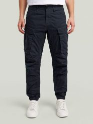 G-Star Bojówki w kolorze granatowym rozmiar: W30/L34. Niebieskie joggery i bojówki G-Star, l, bez wzorów, z bawełny, retro. Za 288.18 zł.