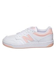 New Balance Skórzane sneakersy "480" w kolorze białym rozmiar: 43. Białe buty sportowe casual New Balance, bez wzorów, bez zapięcia. Za 263.53 zł.