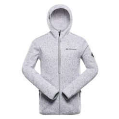 Bluza męska polarowa z kapturem Alpine Pro Zeg 2. Szare bluzy z kapturem Alpine Pro, m, bez wzorów, z polaru, z kapturem. W wyprzedaży za 369.00 zł.