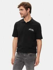 Jack&Jones Polo Josh 12247387 Czarny Standard Fit. Czarne koszulki polo Jack&Jones, l, bez wzorów, z bawełny, bez kołnierzyka, bez ramiączek. Za 59.99 zł.