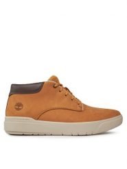 Timberland Trzewiki Seneca Bay Lthr Chukka TB0A5S4Z2311 Brązowy. Brązowe botki sznurowane Timberland, bez wzorów, z nubiku, bez obcasa, bez zapięcia. Za 579.99 zł.