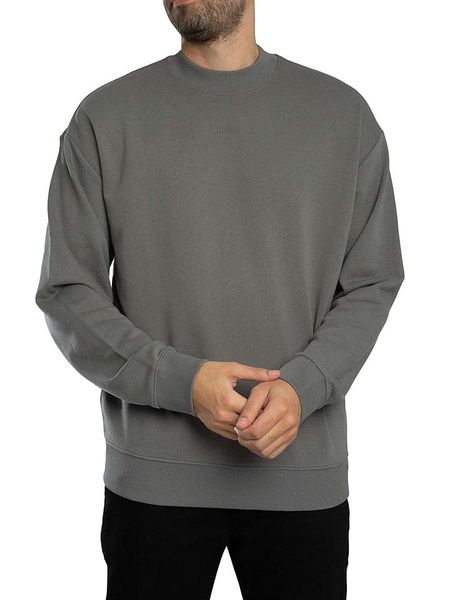 Hugo Boss Fashion Bluza w kolorze antracytowym rozmiar: S. Czarne bluzy Hugo Boss Fashion, s, bez wzorów, z bawełny, bez kaptura. Za 188.40 zł.