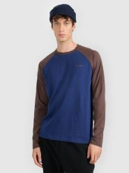 4F Longsleeve regular z nadrukiem męski - granatowy S. Niebieskie bluzki z długim rękawem 4F, m, bez wzorów, z materiału, bez kołnierzyka, bez ramiączek. Za 79.99 zł.