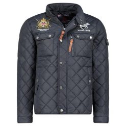 Kurtka męska Geographical Norway BELIFICIO MEN 001 NAVY (WY4492H/GN-MARINE). Niebieskie kurtki Geographical Norway, m, bez wzorów, z materiału. Za 209.00 zł.