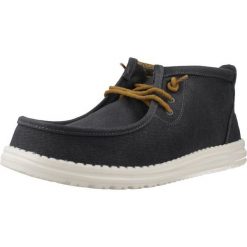 Buty Hey Dude Model Wally X Hype Kolor Niebieski. Niebieskie buty turystyczne Hey dude, bez wzorów, z materiału, bez zapięcia, trekkingowe. Za 219.00 zł.