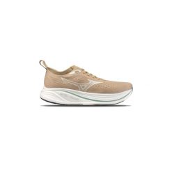 Buty do biegania męskie Mizuno Neo Zen 2 pale khaki/snow white/granite green. Brązowe buty do biegania Mizuno, bez wzorów, bez zapięcia, do biegania. Za 449.99 zł.