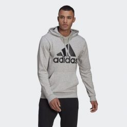 Bluza z kapturem adidas Essentials Big Logo. Czarne bluzy Adidas, s, bez wzorów, z kapturem. Za 199.00 zł.