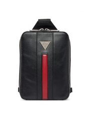 Guess Saszetka HMTOCS P6270 Czarny. Czarne saszetki i nerki Guess, z aplikacjami, ze skóry, bez dodatków. Za 316.99 zł.