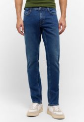 MUSTANG OREGON SLIM MĘSKIE SPODNIE JEANSOWE JEANSY DŻINSY DENIM BLUE 1015505 5000 800. Niebieskie jeansy Mustang, l. Za 249.99 zł.