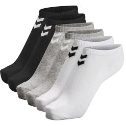 Niskie skarpety Hummel Chevron (x6). Białe skarpety Hummel, bez wzorów, z bawełny. Za 110.00 zł.
