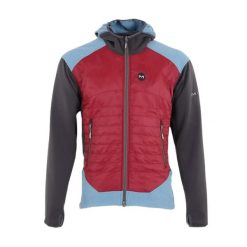 Techniczna hybrydowa kurtka męska Milo Nafo red - M. Czerwone kurtki Milo, na zimę, l, bez wzorów, bez kaptura. W wyprzedaży za 399.00 zł.