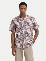 Bugatti Koszula 9253-78955C Brązowy Regular Fit. Brązowe koszule Bugatti, l, bez wzorów, ze lnu, bez kołnierzyka, bez ramiączek. Za 479.99 zł.