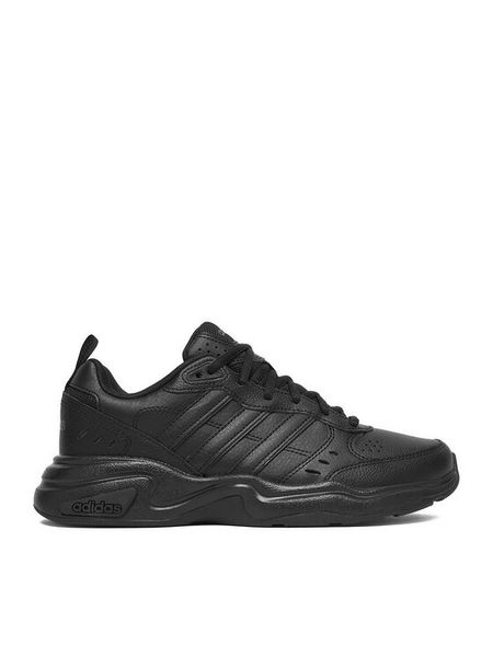 Adidas Sneakersy CWBEO-STRUTTER EG265 Czarny. Czarne buty sportowe casual Adidas, bez wzorów, ze skóry, bez zapięcia. Za 279.99 zł.