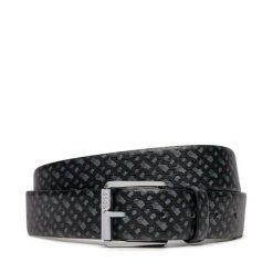 Pasek Męski BOSS. Czarne paski Boss, bez wzorów. Za 249.99 zł.