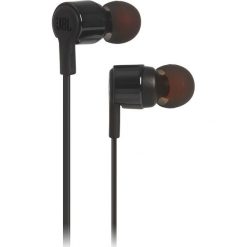 Słuchawki JBL T210 Czarne (T210CZ). Czarne słuchawki dokanałowe JBL. Za 72.99 zł.