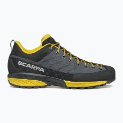 Buty podejściowe męskie SCARPA Mescalito Planetcurry. Szare buty turystyczne Scarpa, bez wzorów, bez zapięcia. Za 679.99 zł.