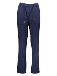 Scotch & Soda Spodnie "Warren" w kolorze granatowym rozmiar: W28/L32. Niebieskie spodnie materiałowe Scotch & Soda, na co dzień, l, bez wzorów, z materiału. Za 114.17 zł.