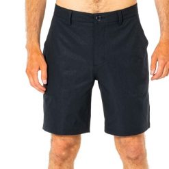 Szorty kąpielowe męskie Rip Curl Boardwalk Oceanside. Czarne krótkie spodenki sportowe Rip Curl, m, bez wzorów, z materiału. Za 129.99 zł.
