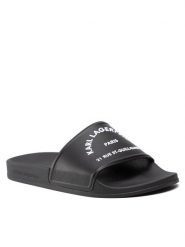 KARL LAGERFELD Klapki KL70008 Czarny. Czarne klapki KARL LAGERFELD, ze skóry. Za 249.99 zł.