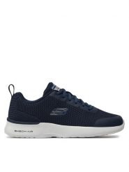 Skechers Sneakersy Winly 232007/NVY Granatowy. Niebieskie buty sportowe casual Skechers, bez wzorów, z materiału, bez zapięcia. Za 209.99 zł.