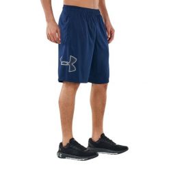 Męskie Spodenki Z Grafiką Techniczną. Niebieskie szorty Under Armour, m, bez wzorów, sportowe. Za 189.99 zł.