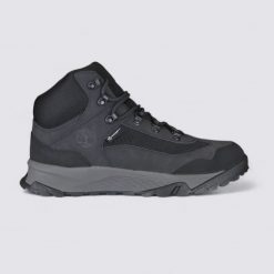 Buty trekkingowe męskie Timberland Lincoln Peak Lite Mid A2HTT wodoodporne. Czarne buty trekkingowe Timberland, bez wzorów, bez zapięcia. Za 509.00 zł.