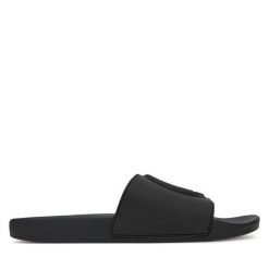 Klapki Just Cavalli. Czarne klapki Just Cavalli. Za 289.99 zł.