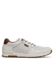 Rieker Sneakersy 15108-80 Biały. Białe buty sportowe casual Rieker, bez wzorów, ze skóry, bez zapięcia. Za 419.99 zł.