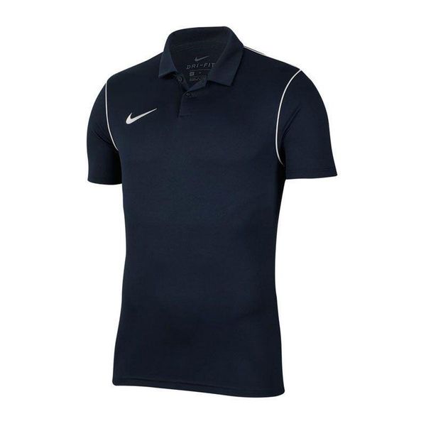Męska Koszulka Polo Park 20 DriFIT. Niebieskie koszulki polo Nike, m, bez wzorów, bez kołnierzyka, bez ramiączek. Za 138.99 zł.