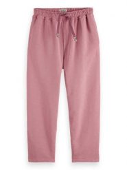 Scotch & Soda Spodnie dresowe w kolorze szaroróżowym rozmiar: M. Różowe spodnie treningowe długie Scotch & Soda, m, bez wzorów, z bawełny. Za 163.64 zł.