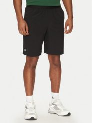 Lacoste Szorty sportowe GH7452 Czarny Regular Fit. Czarne krótkie spodenki sportowe LACOSTE, m, bez wzorów, z syntetyku. Za 239.99 zł.