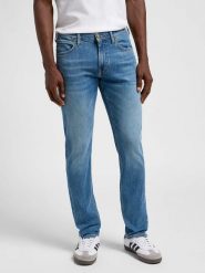 Lee Dżinsy - Slim fit - w kolorze niebieskim rozmiar: W31/L30. Niebieskie jeansy Lee, l. Za 158.10 zł.