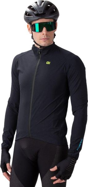 Kurtka rowerowa męska Alé Cycling Klimatik Guscio Racing Rainproof. Czarne kurtki ALÉ CYCLING, l, bez wzorów, z elastanu, bez kaptura. Za 641.30 zł.