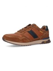 Camel Active Skórzane sneakersy w kolorze jasnobrązowo-niebieskim rozmiar: 45. Brązowe buty sportowe casual Camel Active, bez wzorów, bez zapięcia. Za 209.33 zł.