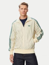 Adidas Bluza Firebird Pinstripes Track Top KT4299 Kremowy Regular Fit. Białe bluzy Adidas, m, bez wzorów, z syntetyku, bez kaptura. Za 369.99 zł.