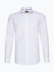 Eterna Slim Fit Koszula niewymagająca prasowania Mężczyźni Slim Fit Bawełna biały, 45. Białe koszule Eterna Slim Fit, m, bez wzorów, z bawełny, bez kołnierzyka, bez ramiączek. Za 279.95 zł.