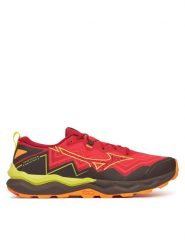 Mizuno Buty do biegania Wave Daichi 9 J1GJ2571 Czerwony. Czerwone buty do biegania Mizuno, bez wzorów, z materiału, bez zapięcia, do biegania. Za 389.99 zł.