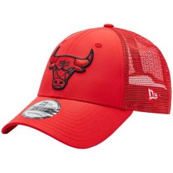 Męska czapka z daszkiem New Era 9FORTY Chicago Bulls NBA Home Field Cap. Czerwone czapki z daszkiem New Era, bez wzorów, z materiału. Za 162.70 zł.