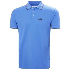 Koszulka sportowa męska Helly Hansen Genova. Niebieskie t-shirty sportowe Helly Hansen, bez wzorów, z bawełny, bez ramiączek. Za 423.00 zł.